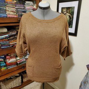 BCBGMaxazria size medium camel colored sweater